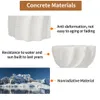 Marketing image showing features of concrete materials for a product. Anteprima dell’immagine prodotto