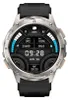 A close-up of a smartwatch with a digital display showing time, date, and health metrics. Podgląd zdjęcia produktu