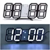 Digitálne nástenné hodiny LED 3D budík domáca dekorácia Náhľad obrázku produktu 2