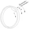 Dornbracht 83200811-06 Handtuchring , rund CYO Produktbild-Vorschau 2