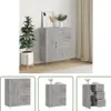 The Living Store Sideboard Grau Sonoma 69,5x34x90 cm Produktbild-Vorschau 10