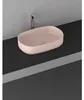 INFINITY OVAL Aufsatzwaschbecken, 55x36cm, Rosa Salmon Produktbild-Vorschau 2