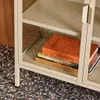 sweeek - Schrank aus Stahl und gehärtetem Glas, 2 Türen, 80 Produktbild-Vorschau 5