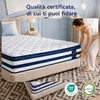 Materasso 90x200, 26 cm di altezza con topper integrato, Anteprima dell’immagine prodotto 6