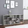 Libreria grigio cemento 67x24x161 cm Materiale a base di Anteprima dell’immagine prodotto 10