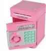 A pink electronic piggy bank with a keypad and a dial. Náhľad obrázku produktu