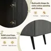 MODFU Elegante TV-kast met houtdecor en draaiende glazen Productafbeelding-voorbeeld 11