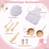 COSTWAY Kinderküche Spielküche mit 10 Zubehör, Licht und Produktbild-Vorschau 9