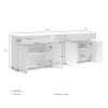 Sideboard >Mister< in weiss, Lack Hochglanz - Produktbild-Vorschau 5