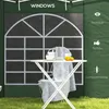Outsunny zestaw 2 paneli bocznych do altany 3x3/3x6 m, Podgląd zdjęcia produktu 6