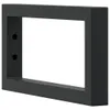 A black rectangular steel bracket with two pre-drilled holes on the left side, shown against a white background. Náhľad obrázku produktu