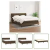 The Living Store Boxspringbett mit Matratze Dunkelbraun Produktbild-Vorschau 7