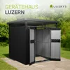 Juskys Metall Gerätehaus Luzern 5,2 m² - wetterfest & Produktbild-Vorschau 2