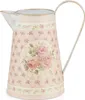 Déco pot en métal motif fleurs vase à fleurs en métal avec Voir les images du produit 1