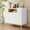 Merax Sideboard mit 3 Türen und 1 offenes Fach, Kommode in Produktbild-Vorschau 1