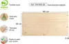 Massivholzplatte depine, 160x80x3cm astigarraga Produktbild-Vorschau 5