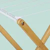 Relaxdays, tendedero plegable, con 8 barras, dimensiones: Vista previa de la imagen del producto 7