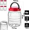 KADAX Vorratsglas 2L mit Deckel, 4 Stück, Vorratsdose aus Produktbild-Vorschau 2