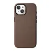 Woodcessories  Leather Case MagSafe iPhone 15 Plus Brown Produktbild-Vorschau 7