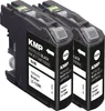KMP Tintenpatrone passend für Brother LC123BK Black Produktbild-Vorschau 1
