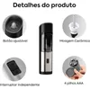 Verk 07086 Moulin à poivre ou à sel électrique noir et Voir les images du produit 3