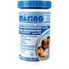 A container of pool cleaning tablets with a family in the background. Produktbild-Vorschau