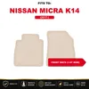 DURBAN Beige Velours-Fußmatten vorne für Nissan Micra K14 Produktbild-Vorschau 17