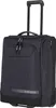 A dark gray rolling suitcase with black accents and a retractable handle, shown against a white background. Produktbild-Vorschau