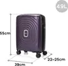 SwissBags Echo 55cm príručný kufor fialový Náhľad obrázku produktu 10