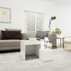 Set di 3 tavoli, materiale in legno bianco Anteprima dell’immagine prodotto 9