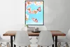 MuchoWow® Gerahmtes Poster Schmetterlinge - Baum - Blumen Produktbild-Vorschau 2