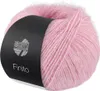 A ball of pink yarn with a black label. Produktbild-Vorschau