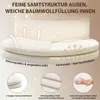 Drehstuhl Bürostuhl aus Samt, Schminkstuhl ohne Armlehnen, Produktbild-Vorschau 3