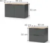Wohnwand Vicco Wido Anthrazit 3 Teile, Model 49803 Produktbild-Vorschau 7