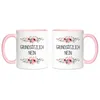 Tasse Rosa mit Spruch Grundsätzlich nein lustig sarkastisch Produktbild-Vorschau 3