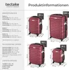tectake® Hartschalenkoffer-Set Mila 4-teilig aus robustem Produktbild-Vorschau 7