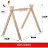 Houten babygym met standaard en 4 ophangringen, afmetingen Productafbeelding-voorbeeld 4