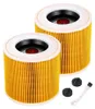 2 Set Ersatzfilter für Kärcher Staubsauger – Kompatibel mit Produktbild-Vorschau 1