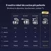 Fentic Impastatrice Planetaria 1800W, Ciotola Inox 7L, Anteprima dell’immagine prodotto 11