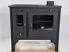 Kaminofen mit Backfach und Herdplatte Eco Retro Holzofen 7  Produktbild-Vorschau 3