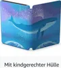 A Kindle Kids case with a whale and starry sky design. Voir les images du produit