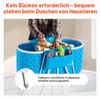 VEVOR Tragbare Hundebadewanne, erhöhte & zusammenklappbare, Produktbild-Vorschau 3