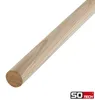 SOTECH Rundstab Eiche Ø 30 mm, Länge 800 mm – Holzstab für Produktbild-Vorschau 2