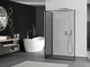 Mexen Kioto Walk-in-Dusche 140 x 120 cm, schwarzes Muster, Voir les images du produit 2