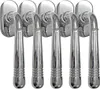 Fenstergriff Set 5 x FG Helena 1673 Chrom Rasterolive Produktbild-Vorschau 1