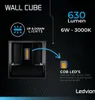 Graue LED-Wandleuchten - Quadratisch - Bridgelux - IP65 - Produktbild-Vorschau 20