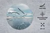 MuchoWow® Mauspad Mousepad Vogel - Meer - Schwarm 20x20 cm Produktbild-Vorschau 2