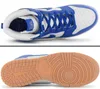 Nike Dunk High Retro SE - Herren Sneakers Schuhe Weiß-Blau Produktbild-Vorschau 4