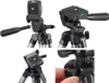 A collage of four close-up images of a tripod with a phone mount and remote control. Anteprima dell’immagine prodotto