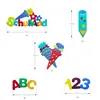 Oblique Unique Schulkind Holz Konfetti Set mit 123 ABC Produktbild-Vorschau 2